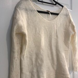 Cozy Free People V neck sweater